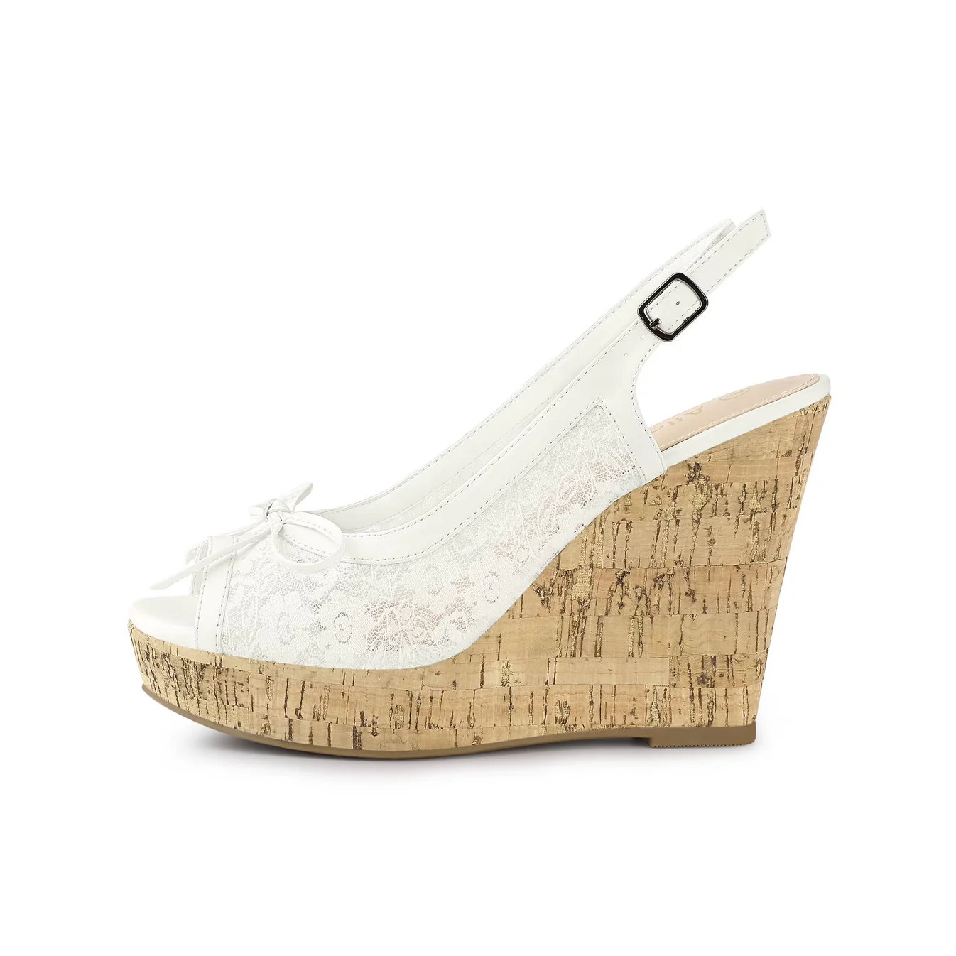 Strappy Lace-Up Wedge Platform Sandals